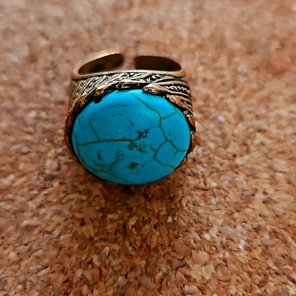 Turquoise stone Ring - Picture 1 of 8